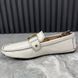 Monte Carlo Moccasins White Leather