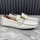 Monte Carlo Moccasins White Leather