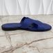 LV Oasis Mule Sandals Flip Flop Logo Embossed Monogram Blue Grained Leather