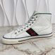 Tennis 1977 Web Monogram Sneakers White Fabric