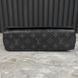 District PM Messenger Crossbody Bag Monogram Eclipse Black Canvas