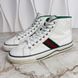 Tennis 1977 Web Monogram Sneakers White Fabric