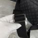 District PM Messenger Crossbody Bag Monogram Eclipse Black Canvas