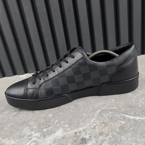 Match Up Sneakers Damier Graphite Canvas Black Leather