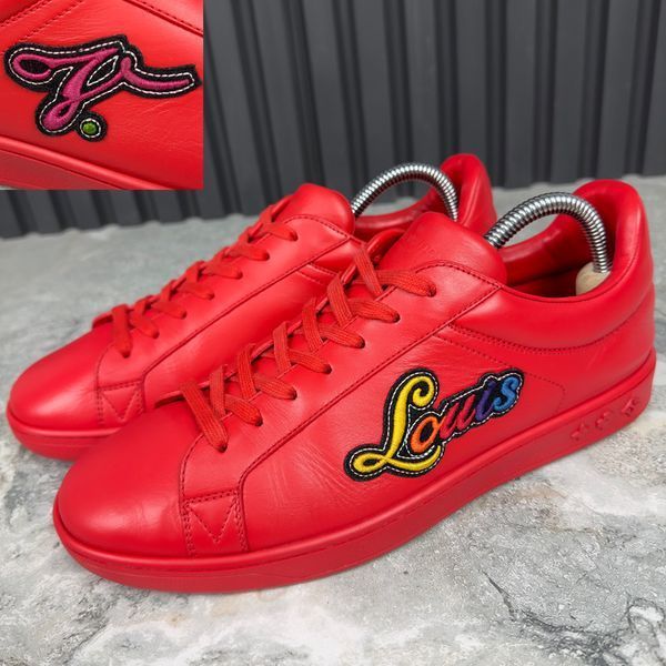 Luxembourg Sneakers Red Leather