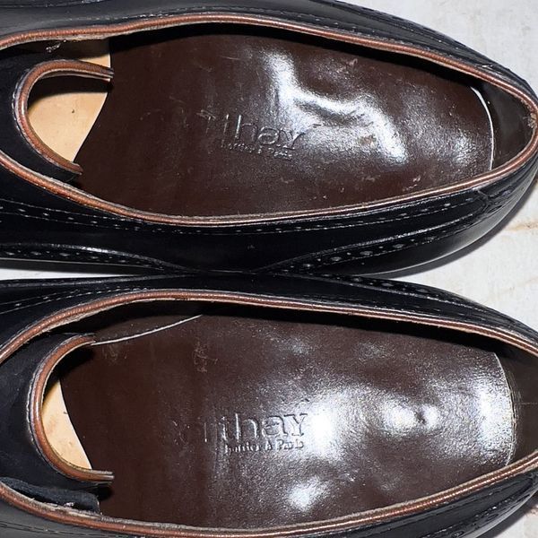 Derby Dress Wingtip Lace Up Patina Leather