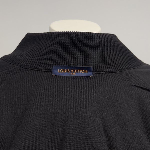 Circle Logo кардиган чорний в'язаний із вішалкою та пильником LVJACKET фото