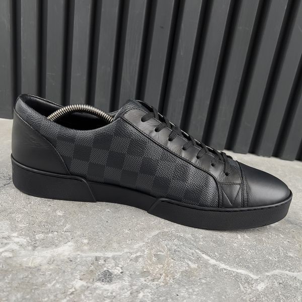 Match Up Sneakers Damier Graphite Canvas Black Leather