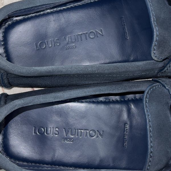 Monte Carlo Driving Moccasin Blue Suede
