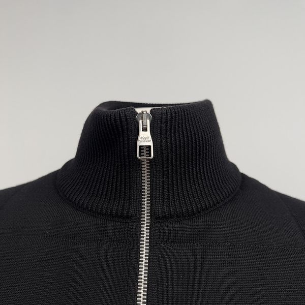 Circle Logo кардиган чорний в'язаний із вішалкою та пильником LVJACKET фото