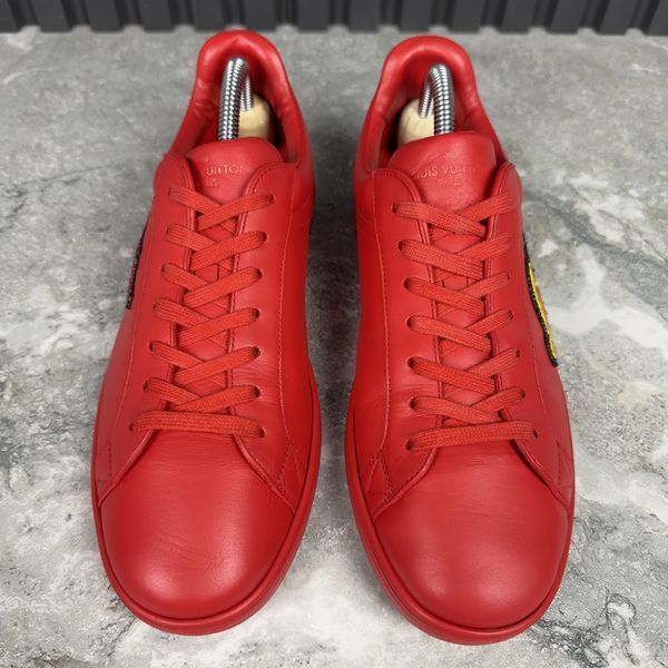 Luxembourg Sneakers Red Leather