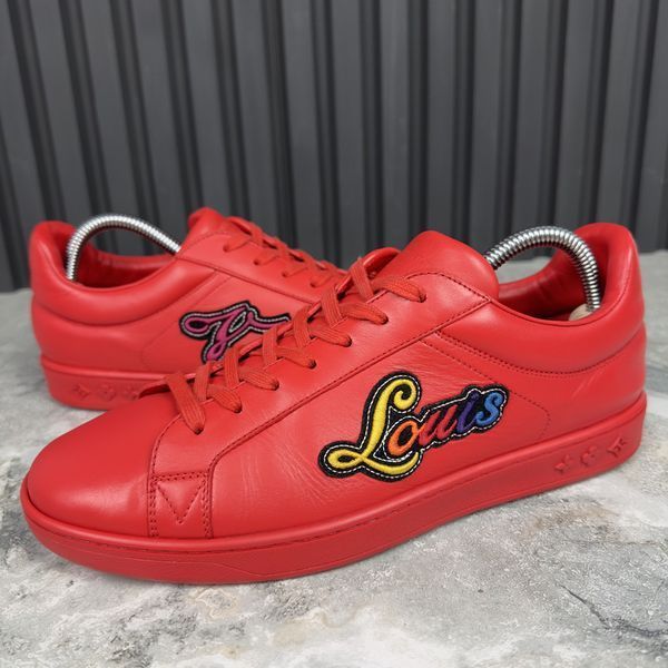 Luxembourg Sneakers Red Leather