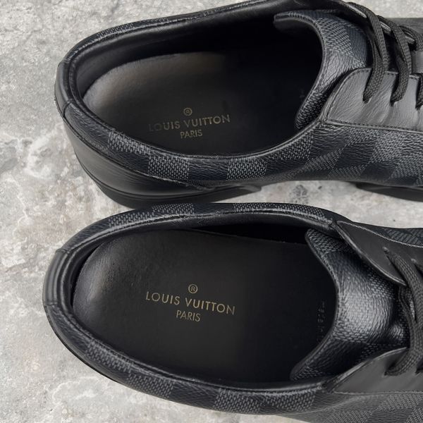 Match Up Sneakers Damier Graphite Canvas Black Leather