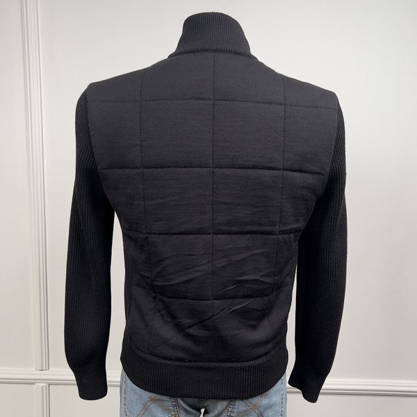Circle Logo кардиган чорний в'язаний із вішалкою та пильником LVJACKET фото