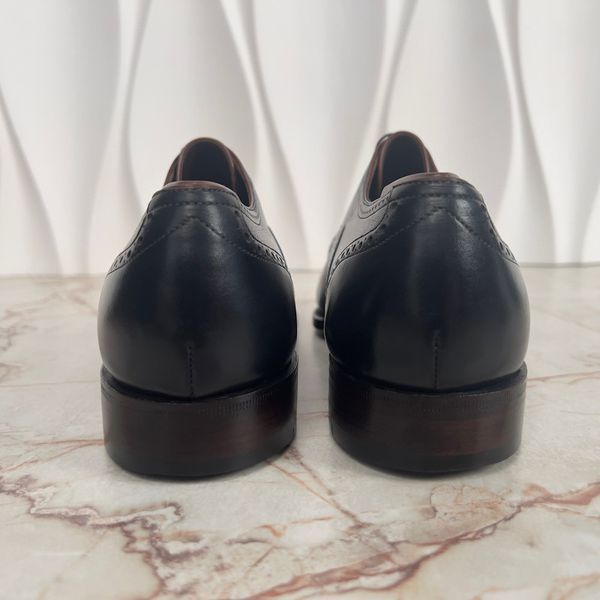 Derby Dress Wingtip Lace Up Patina Leather