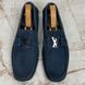 Monte Carlo Driving Moccasin Blue Suede