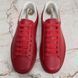 Ace Interlocking GG Sneakers Red Leather
