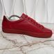 Ace Interlocking GG Sneakers Red Leather