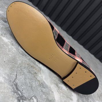 Jordaan Horsebit Loafers Black Pink Plaid Check Tweed