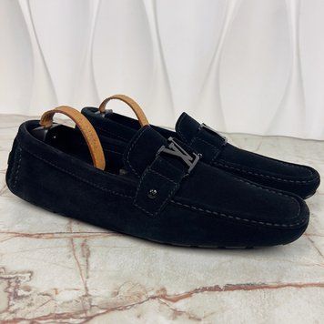 Monte Carlo Driving Moccasin Black Suede