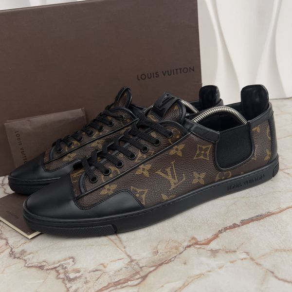Slalom Sneaker Monogram Canvas Leather