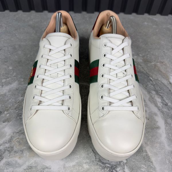 Ace Platform white sneakers