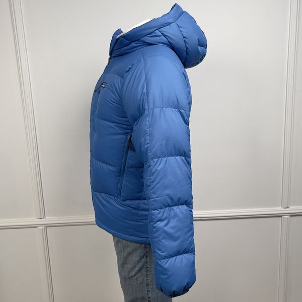 Fitz Roy Down Hoody Jacket Blue Size XS