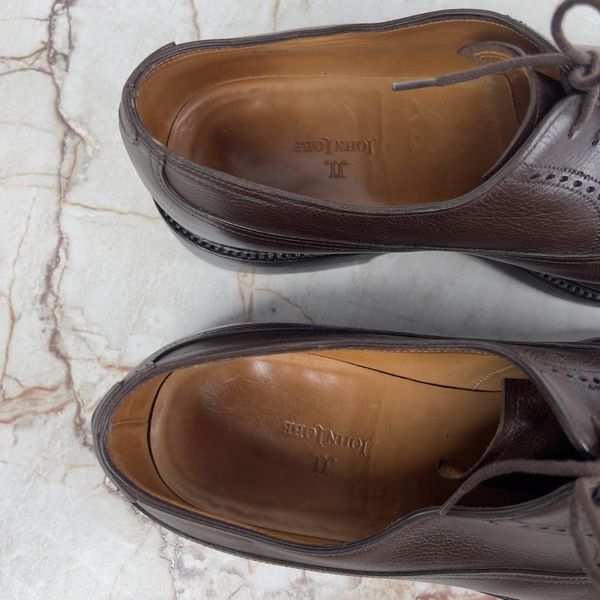 Chatham Dress Shoes Brogue Richelieu Cap Toe Perforated Dark Oak Calf Leather