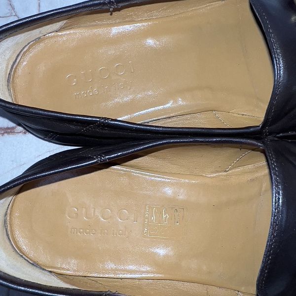 Brixton Horsebit Wolf Applique Loafers Brown Leather