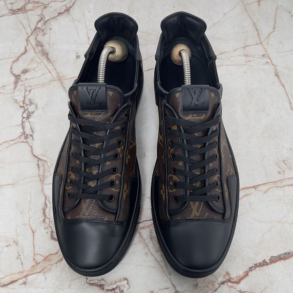 Slalom Sneaker Monogram Canvas Leather