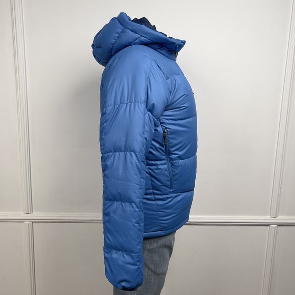 Fitz Roy Down Hoody Jacket Blue Size XS