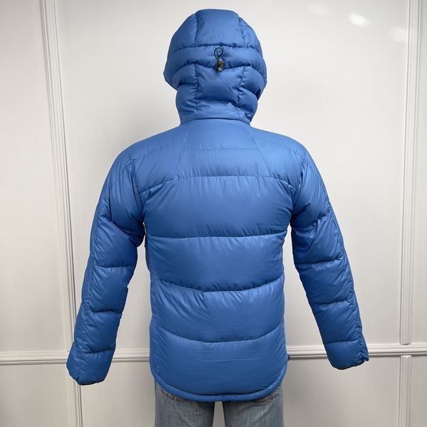 Fitz Roy Down Hoody Jacket Blue Size XS
