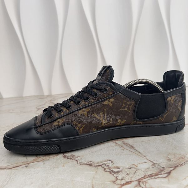 Slalom Sneaker Monogram Canvas Leather