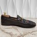 Brixton Horsebit Wolf Applique Loafers Brown Leather
