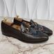 Brixton Horsebit Wolf Applique Loafers Brown Leather