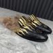 Princetown Horsebit Fur Mule Black Leather