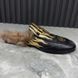 Princetown Horsebit Fur Mule Black Leather