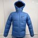 Fitz Roy Down Hoody Jacket Blue Size XS