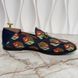 Mr. Porter Cube Horsebit Canvas Loafers Blue