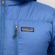 Fitz Roy Down Hoody Jacket Blue Size XS