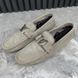 Hockenheim Moccasins Gray Damier Suede