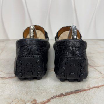 Web Horsebit Moccasins Black Leather