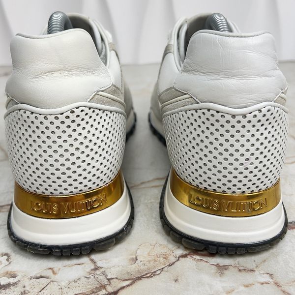 Run Away Sneakers White Perforated Leather