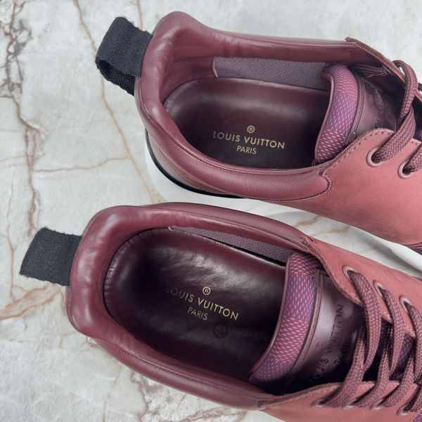 Fastlane Sneakers Damier Burgundy Nylon Nubuck