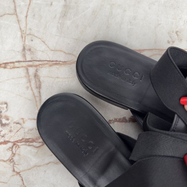 Horsebit Mule Black Leather