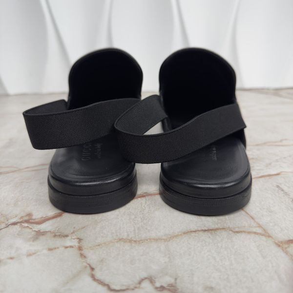 Horsebit Mule Black Leather