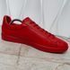 Luxembourg LV Logo Sneakers Red Leather