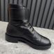 Wonderland Ranger Boots Twist Logo Cap Toe Black Leather