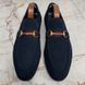 Jordaan Horsebit Web Loafers Blue Suede
