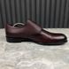 Dress Monk Double Buckle Burgundy Leather